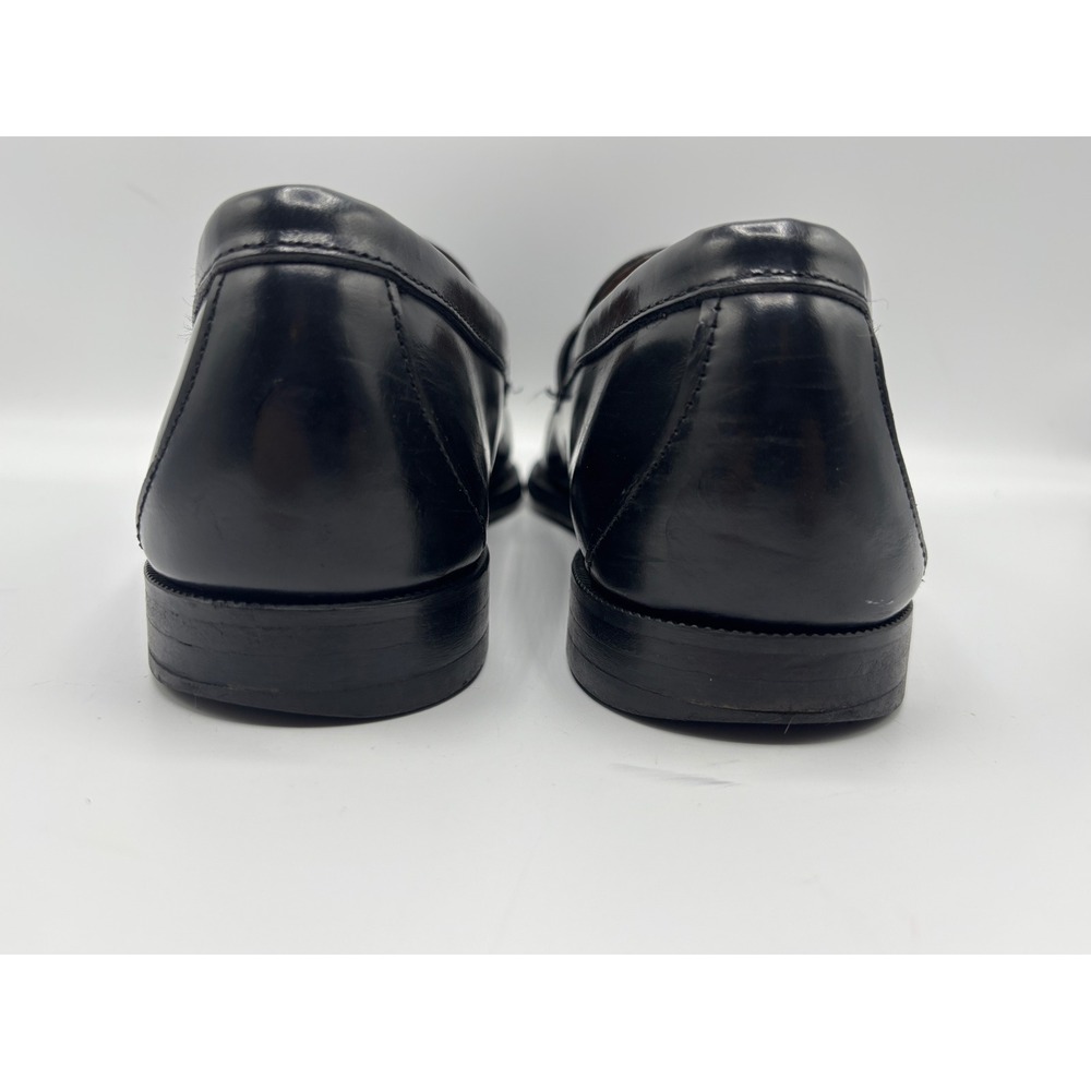 Brooks Brothers Men's Black Leather Penny Loafers Slip-On Dress Shoes Size 10 - Picture 4 of 13